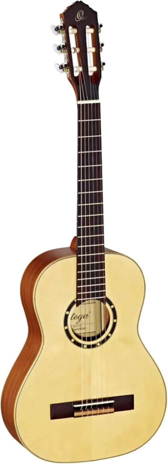 گیتار کنسرت 1/2 ارtega Guitars - سری Family - به همراه کیف - صنوبر، ماهون، طبیعی (R121-1/2)