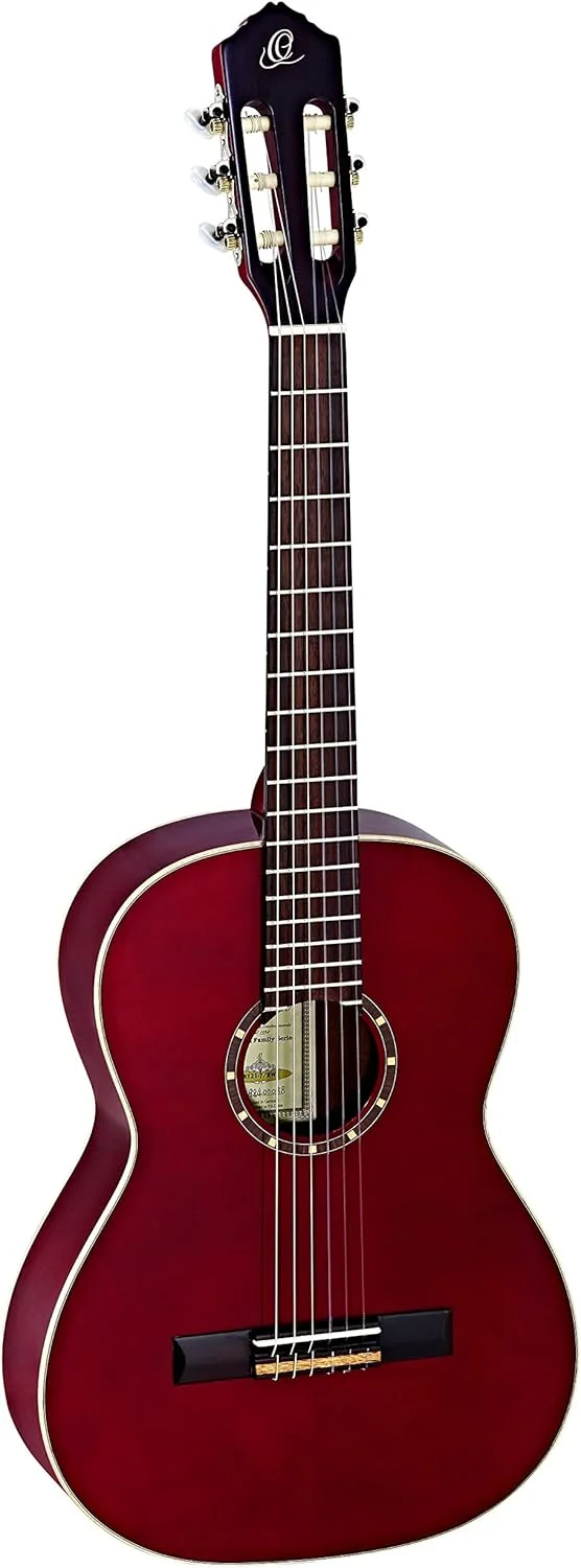 گیتار کنسرت 7/8 ارتعا - سری فامیلی - به همراه کیف - صنوبر، ماهون، قرمز (R121-7/8WR)