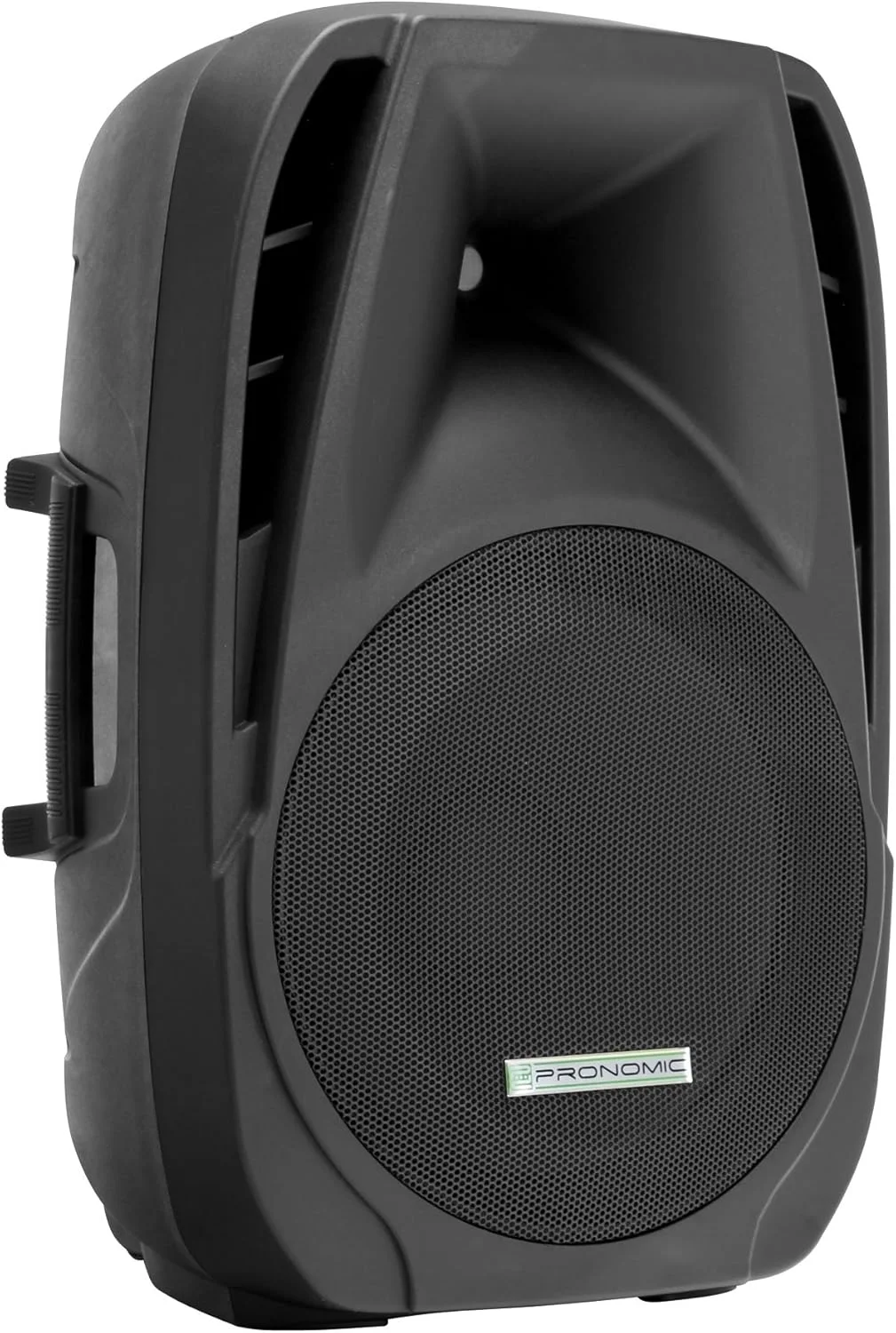 بلندگوی استیج و کنسرت پرونومیک PH15، بلندگوی PA، جعبه PA موبایل برای سفر، (190 وات RMS / 350 وات پیک، ووفر 15 اینچی، درایور تیوتر 34 میلی‌متری، ورودی و Thru - سازگار با SPK)، جعبه پسیو مشکی