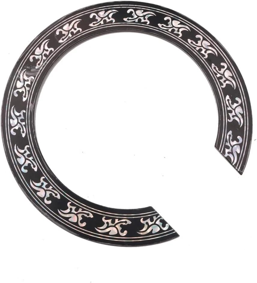 برچسب تزئینی روزت برای گیتار، قطعات یدکی سبک وزن و ابزار آلات جانبی مناسب برای نوازندگی گیتار