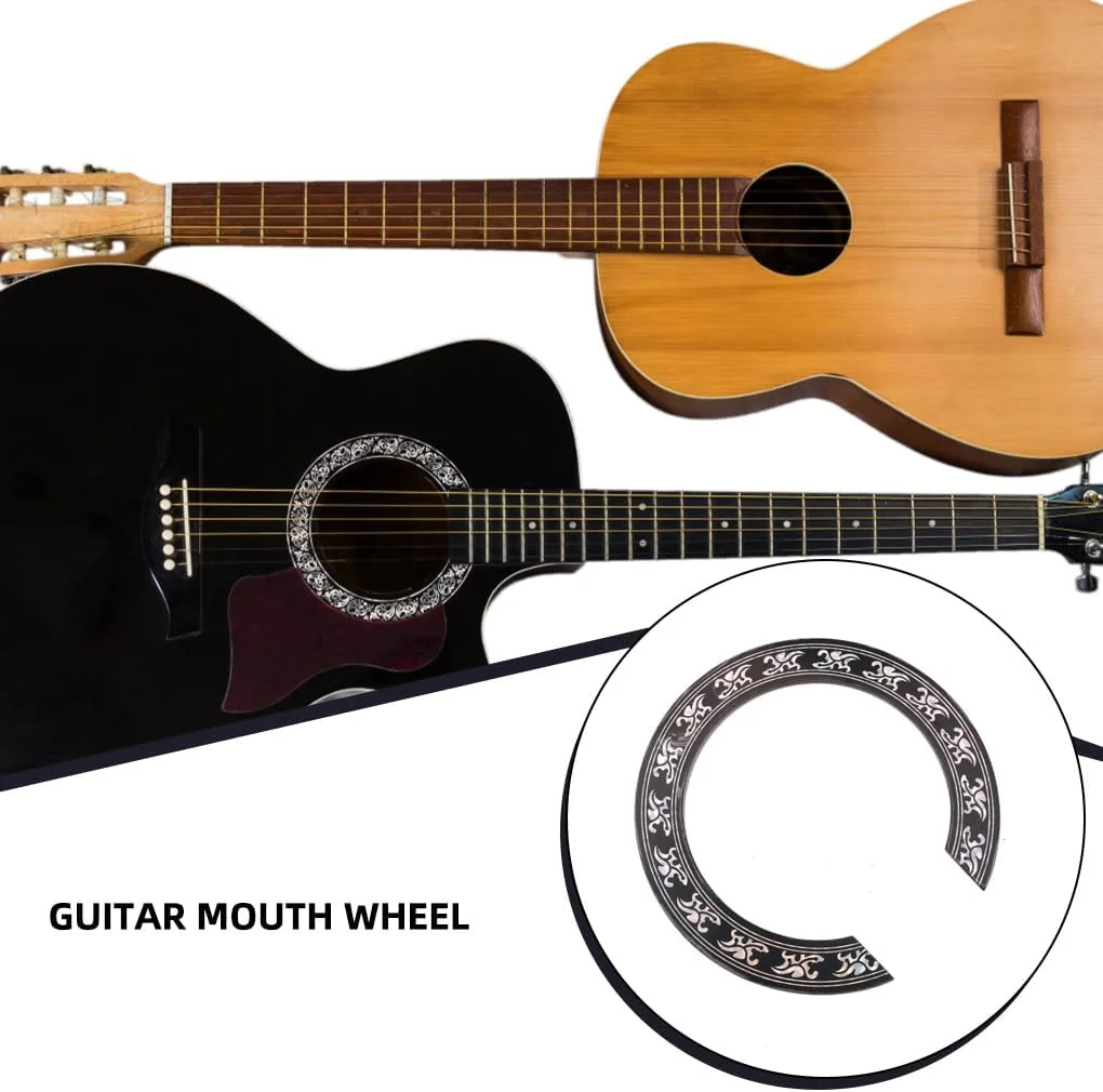 برچسب تزئینی روزت برای گیتار، لوازم جانبی، مبتدی، سبک، قطعات یدکی، ابزار، لوازم جانبی برای آلات موسیقی