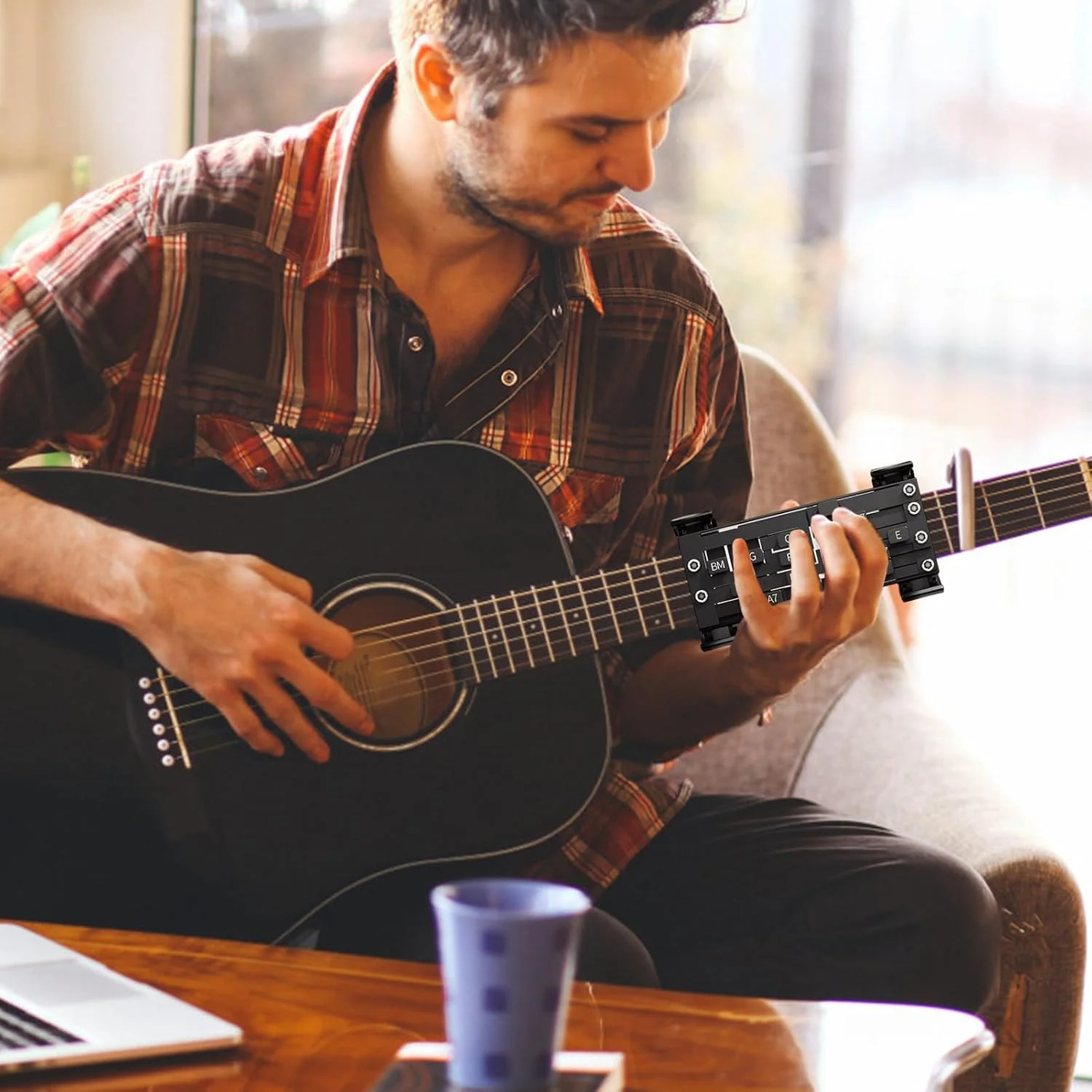 ابزار تمرین گیتار - دستیار تمرین مبتدی، ابزار کمک آموزشی موسیقی | مجموعه لوازم جانبی تمرین موقعیت انگشت، دستیار آکورد گیتار آسان ابزار تمرین گیتار - دستیار تمرین مبتدی، ابزار کمک آموزشی موسیقی | مجموعه لوازم جانبی تمرین موقعیت انگشت، دستیار آکورد گیتار آسان