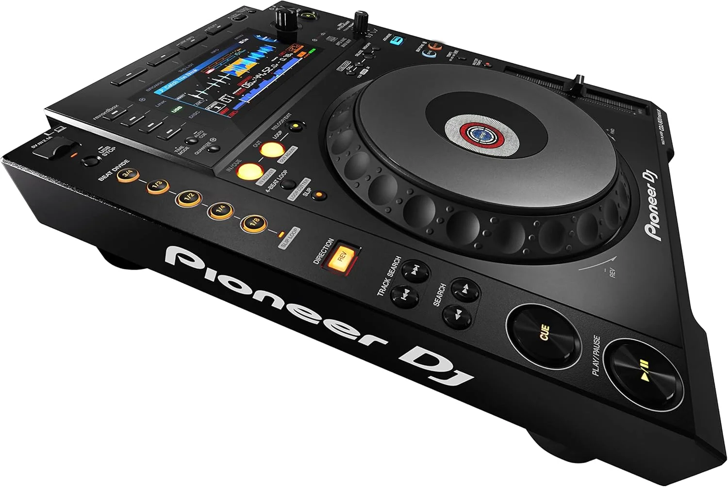 میکسر دی‌جی پایونیر CDJ-900NXS - میکسر دی‌جی (۱۱۵dB، ۴-۲۰۰۰۰Hz، ۰,۰۰۳٪، LCD، ۳۳W، ۳۲cm) مشکی