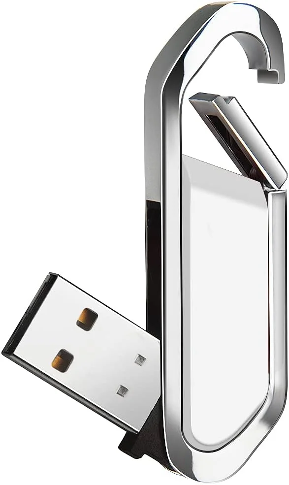 فلش مموری 64 گیگابایتی USB بورلتر، فلش درایو فلزی قابل حمل با جاکلیدی USB 2.0 برای ذخیره سازی داده های خارجی، سفید فلش مموری 64 گیگابایتی USB بورلتر، فلش درایو فلزی قابل حمل با جاکلیدی USB 2.0 برای ذخیره سازی داده های خارجی، سفید