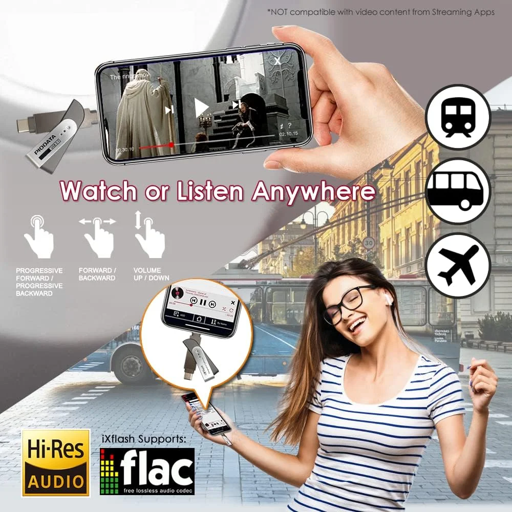 فلش مموری iXflash با ظرفیت ۱ ترابایت دارای گواهینامه MFi برای آیفون/آیپد/مک/کامپیوتر USB 3.1 Type C Lightning حافظه ذخیره سازی خارجی استیک عکس فلش مموری iXflash با ظرفیت ۱ ترابایت دارای گواهینامه MFi برای آیفون/آیپد/مک/کامپیوتر USB 3.1 Type C Lightning حافظه ذخیره سازی خارجی استیک عکس