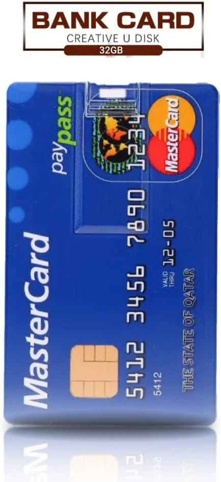 فلش مموری USB یونسیتی، فلش مموری 32 گیگ طرح کارت بانکی، هدیه ای مناسب برای پشتیبان گیری از داده ها و انتقال فایل