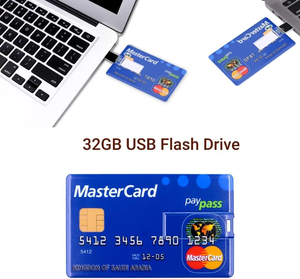 فلش مموری USB یونسیتی، فلش مموری 32 گیگ طرح کارت بانکی، هدیه ای مناسب برای پشتیبان گیری از داده ها و انتقال فایل