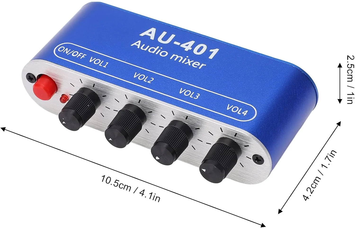 میکسر استریو با 4 ورودی و 1 خروجی، میکسر صدا، میکسر خطی، تقویت کننده هدفون، DC 5-12 ولت، جک 3.5 میلی متری، جریان بالا، 15 MA