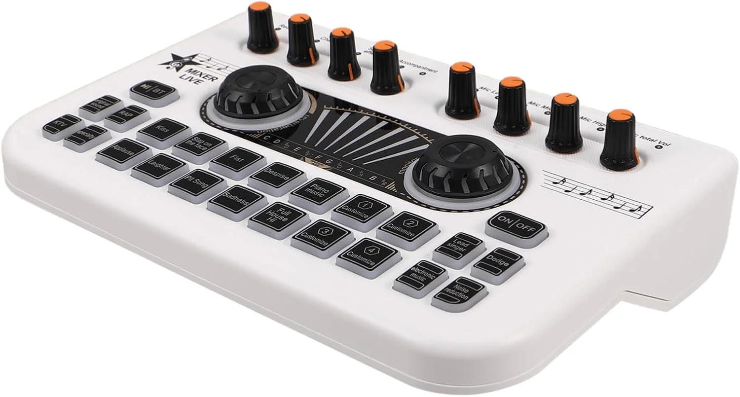 آباودام میکسر صدا کارت صدای دیجیتال استودیوی موسیقی تجهیزات میکسر موسیقی دی جی