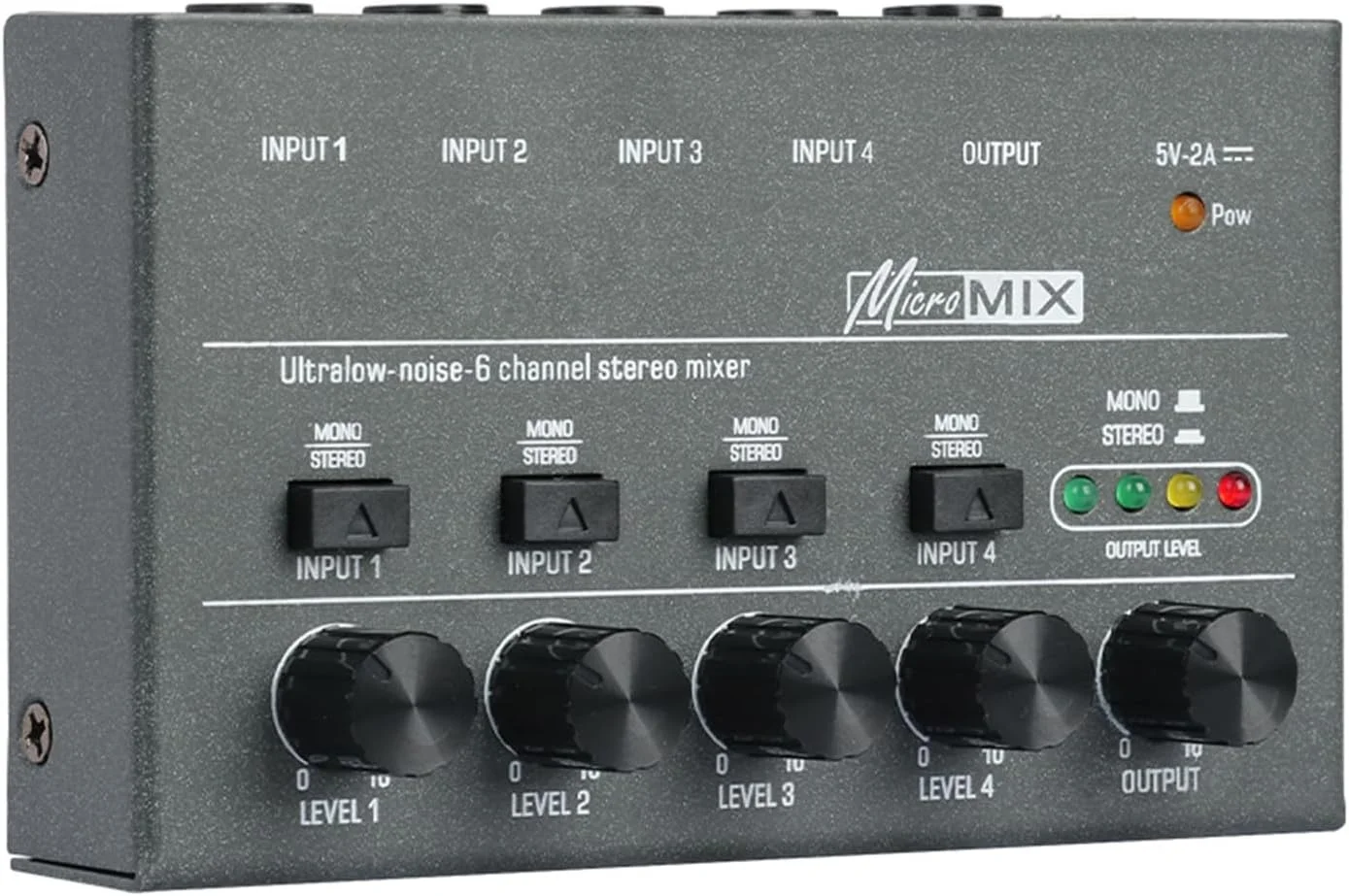 میکسر کیبورد DX400، میکسر صوتی قابل حمل برای باشگاه های کوچک یا تغذیه از طریق USB