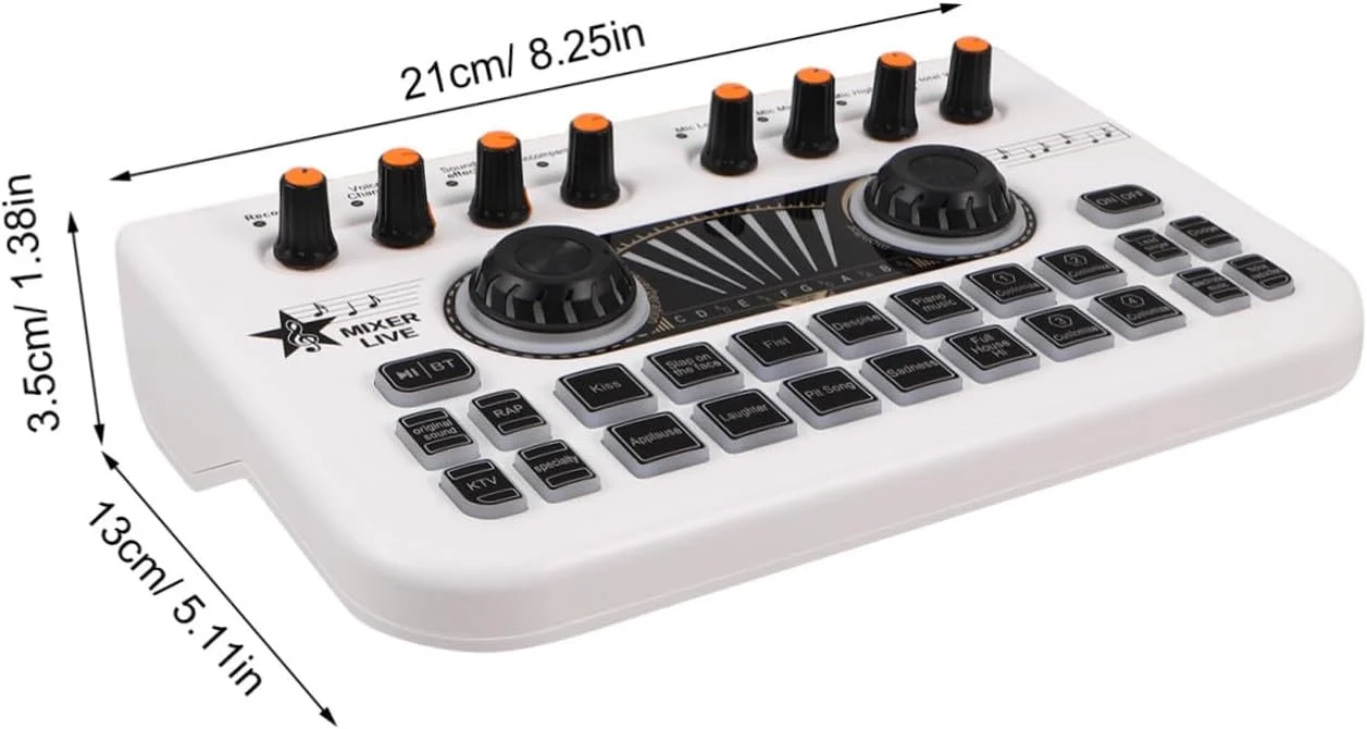 آباودام میکسر صدا کارت صدای دیجیتال استودیوی موسیقی تجهیزات میکسر موسیقی دی جی