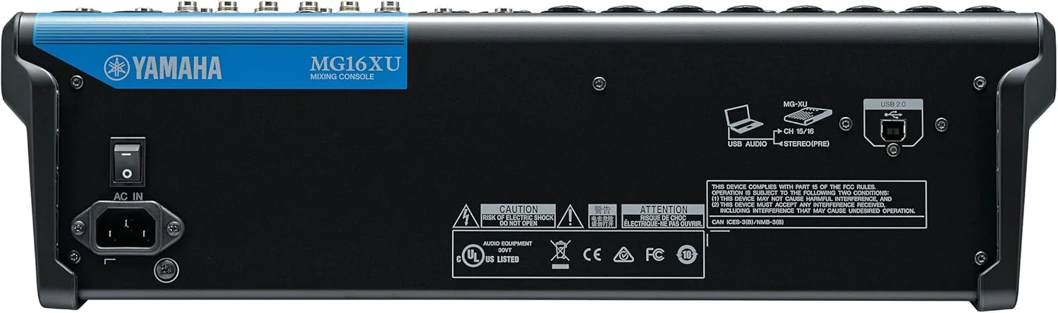 میکسر 16 کانال 6 باس یاماها MG16XU با افکت
