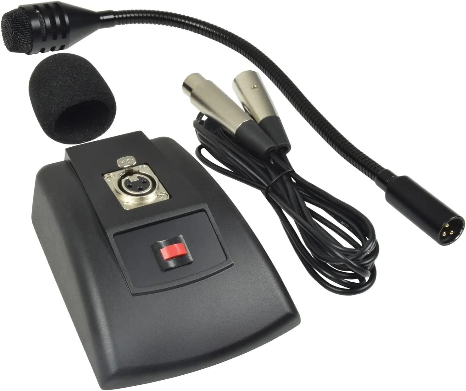 آداسترا COM41 | میکروفون پیجینگ رومیزی داینامیک، مشکی آداسترا COM41 | میکروفون پیجینگ رومیزی داینامیک، مشکی