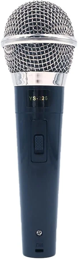 میکروفون کارائوکه حرفه ای سیمی، میکروفون دینامیکی یک طرفه با کابل سه متری برای آواز کارائوکه، سخنرانی عمومی، عروسی، استیج و فعالیت های فضای باز میکروفون کارائوکه حرفه ای سیمی، میکروفون دینامیکی یک طرفه با کابل سه متری برای آواز کارائوکه، سخنرانی عمومی، عروسی، استیج و فعالیت های فضای باز