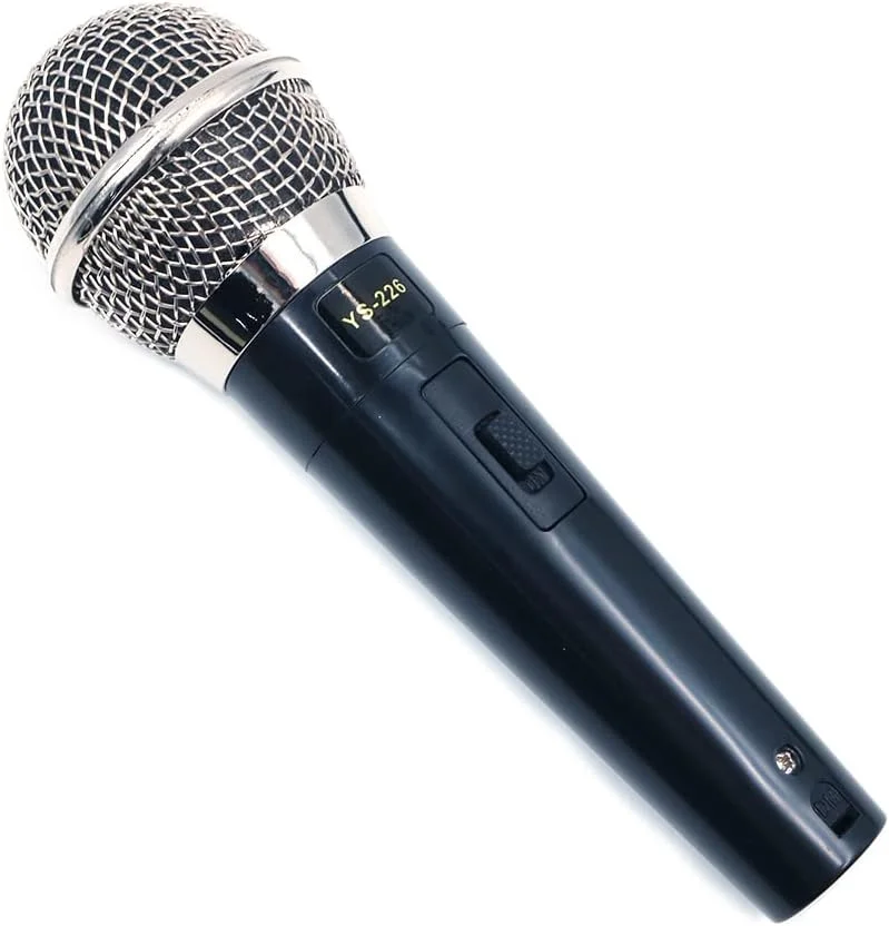 میکروفون کارائوکه حرفه ای سیمی، میکروفون دینامیکی یک طرفه با کابل سه متری برای آواز کارائوکه، سخنرانی عمومی، عروسی، استیج و فعالیت های فضای باز میکروفون کارائوکه حرفه ای سیمی، میکروفون دینامیکی یک طرفه با کابل سه متری برای آواز کارائوکه، سخنرانی عمومی، عروسی، استیج و فعالیت های فضای باز