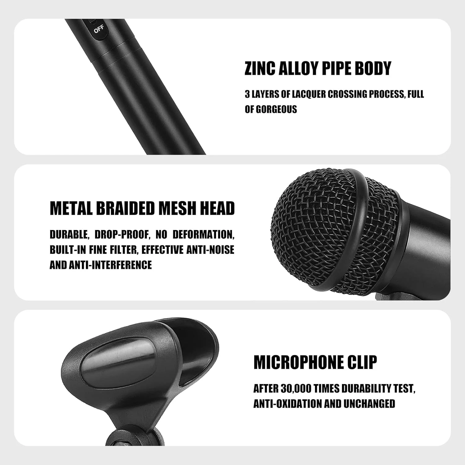 ست میکروفون درامز داینامیک XTUGA MI7 (تمام فلزی) - برای درامز، آواز و سایر سازها به همراه گیره و متعلقات ست میکروفون درامز داینامیک XTUGA MI7 (تمام فلزی) - برای درامز، آواز و سایر سازها به همراه گیره و متعلقات