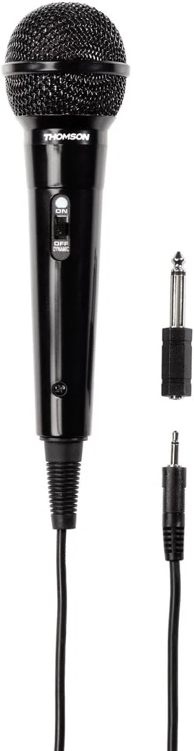 میکروفون داینامیک تامسون M135D (الگوی قطبی کاردیوئید، جک 3.5 میلی‌متری، طول کابل 3 متر) مشکی