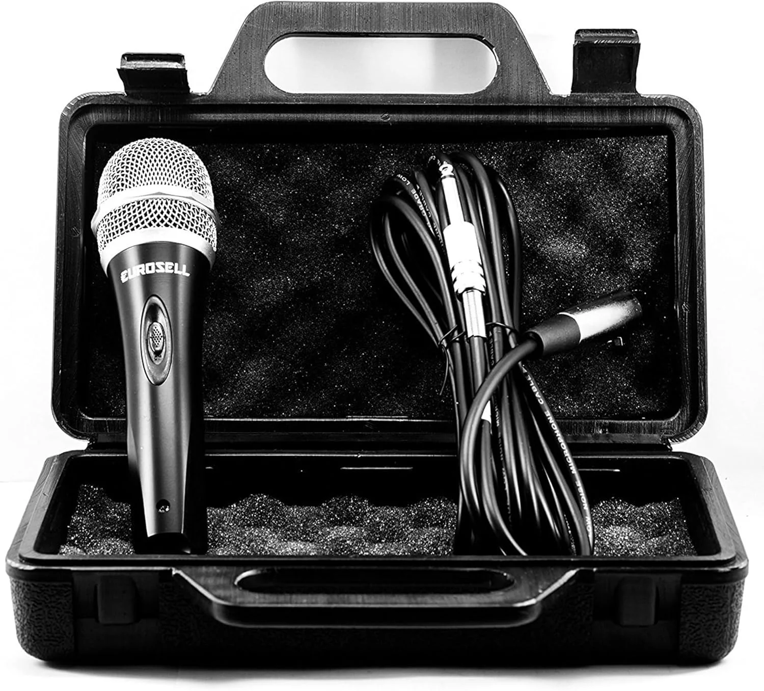 میکروفون داینامیک + کیف + کابل + آداپتور XLR به جک 6.35mm و 3.5mm میکروفون دستی یونیورسال میکروفون داینامیک + کیف + کابل + آداپتور XLR به جک 6.35mm و 3.5mm میکروفون دستی یونیورسال