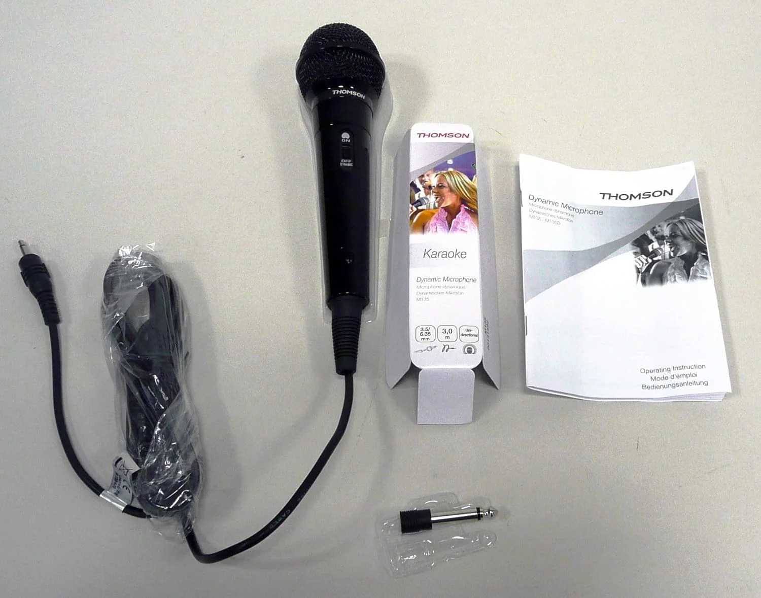 میکروفون داینامیک تامسون M135D (الگوی قطبی کاردیوئید، جک 3.5 میلیمتری، طول کابل 3 متر) مشکی میکروفون داینامیک تامسون M135D (الگوی قطبی کاردیوئید، جک 3.5 میلیمتری، طول کابل 3 متر) مشکی