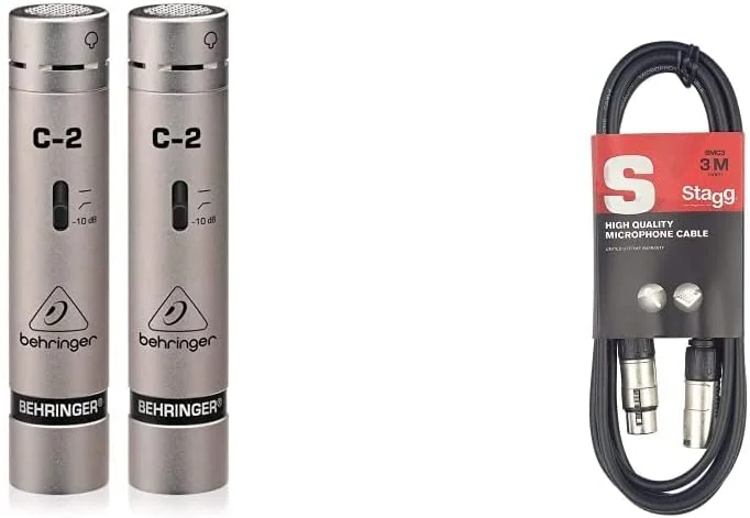 دو عدد میکروفون کاندنسر استودیویی Behringer C-2