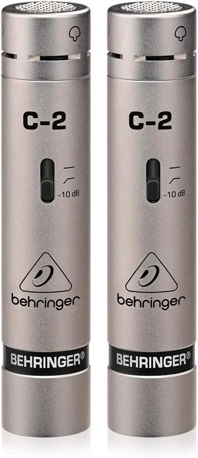 دو عدد میکروفون کاندنسر استودیویی Behringer C-2