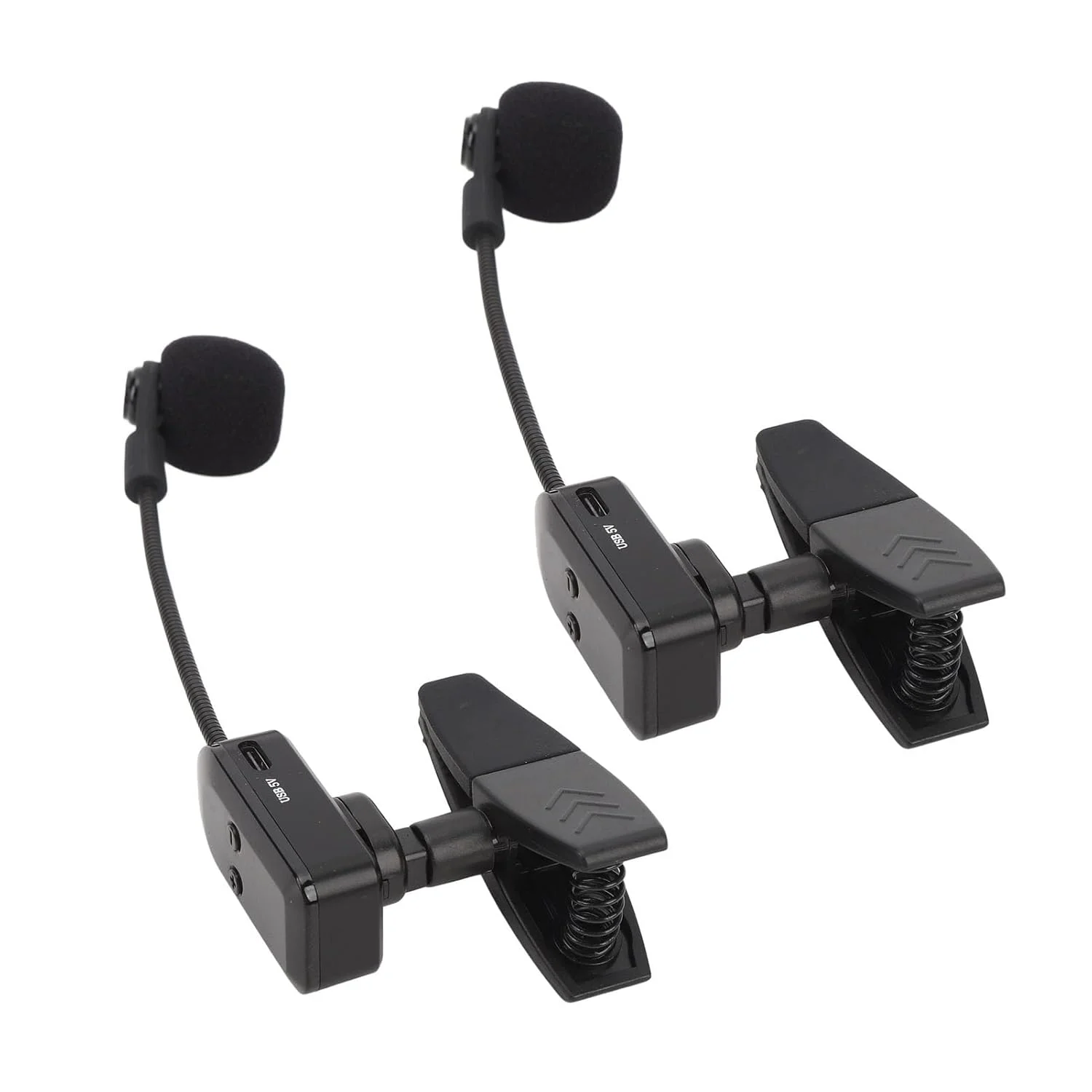 سیستم میکروفون بی سیم ساکسیفون سانگویو، میکروفون گیره ای 2.4G برای ساز، دریافت فوق العاده دوربرد، کندانسور یک طرفه، کیفیت صدای HiFi، مجموعه های استفاده چندگانه