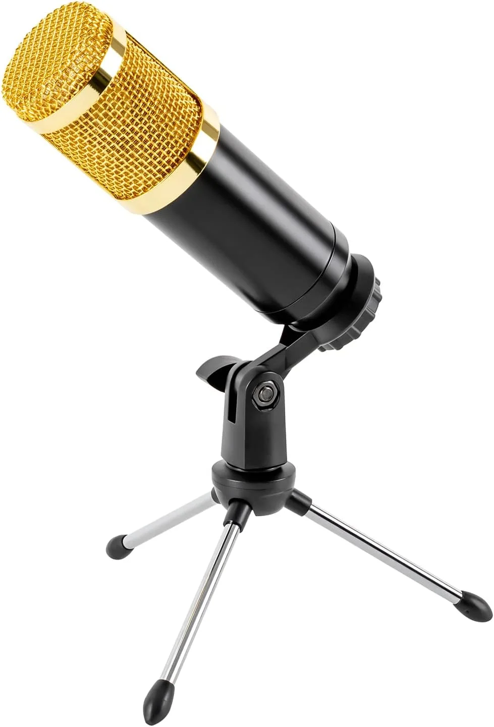 میکروفون استریمینگ، ست میکروفون پادکست، میکروفون کاندنسر کاردیوئید USB، ست میکسر صدا با کارت صدا برای استریمینگ/پادکست/ضبط