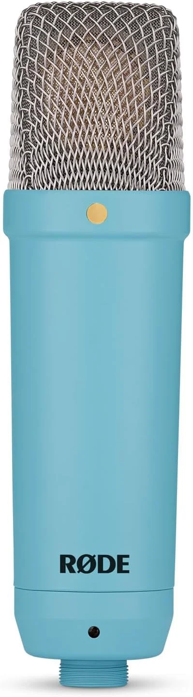 میکروفون کاندنسر استودیویی Rode NT1 Signature آبی + پایه میکروفون keepdrum MS106BL آبی