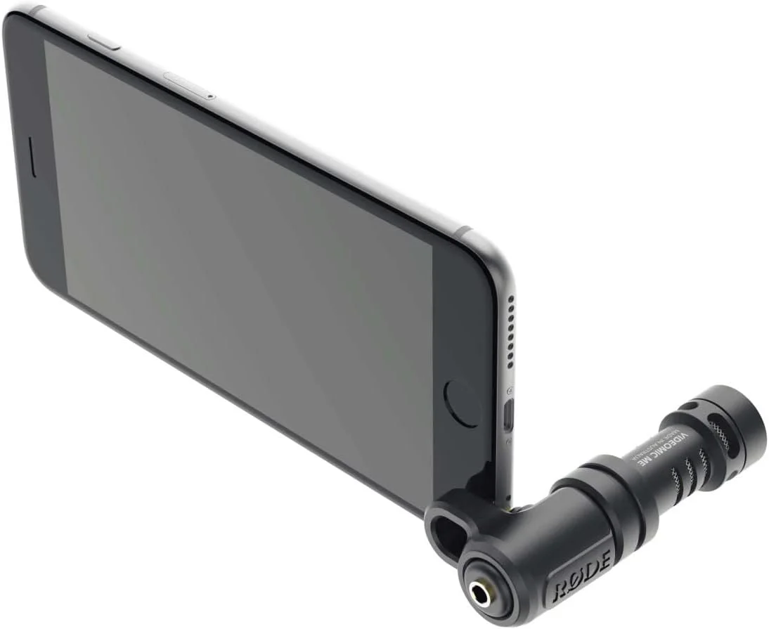 میکروفون خازنی جهت دار Rode VideoMic ME برای iOS و تلفن های هوشمند + کیف حمل نرم keepdrum