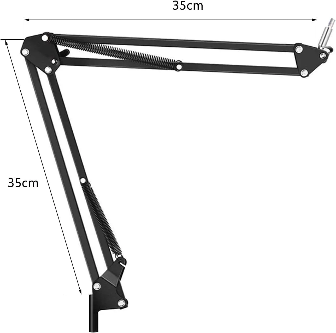 مجموعه میکروفون کاندنسر استودیویی Profi، میکروفون با پایه بازویی، فیلتر، کیت فوم، آداپتور USB، مجموعه میکروفون برای ضبط استودیویی، پخش زنده یوتیوب، نسخه جدید BM800