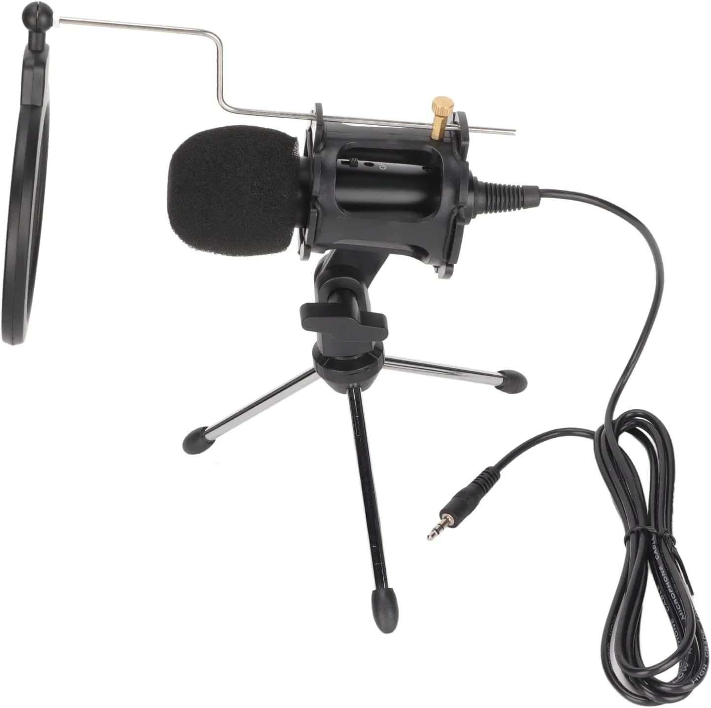 کیت میکروفون استودیویی کاردیوئید حرفه ای Yctze برای استریم و پادکست - XLR/USB - میکروفون کندانسور برای صداگذاری، تولید ویدیو و غیره. کیت میکروفون استودیویی کاردیوئید حرفه ای Yctze برای استریم و پادکست - XLR/USB - میکروفون کندانسور برای صداگذاری، تولید ویدیو و غیره.