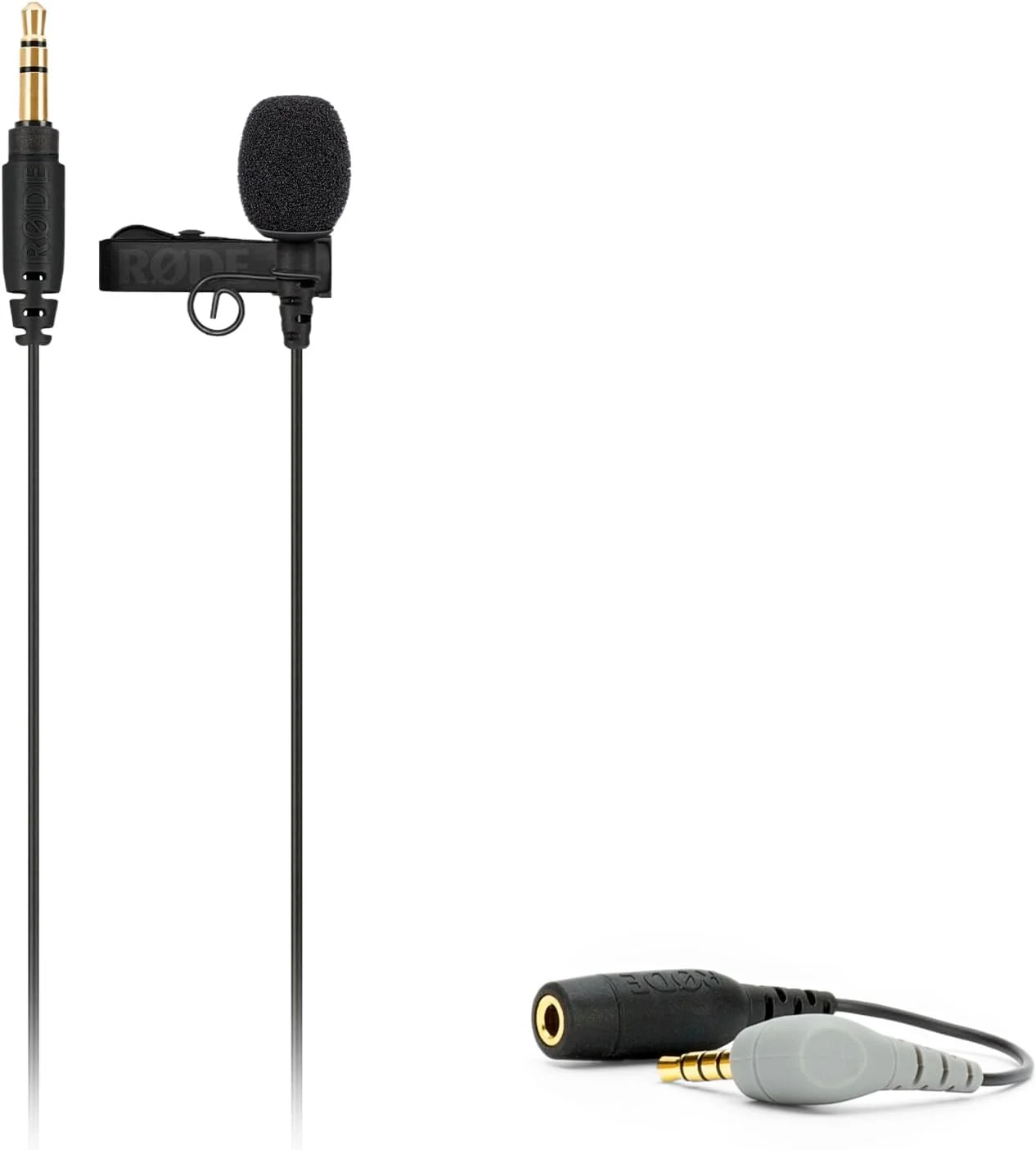 میکروفون یقهای حرفهای و قابل حمل RØDE Lavalier GO + آداپتور SC4 TRS به TRRS (سازگار با تلفنهای هوشمند و لپتاپ - 3.5 میلیمتری) برای پخش، فیلم، تولید محتوا، ضبط صدا در محل و استودیو میکروفون یقهای حرفهای و قابل حمل RØDE Lavalier GO + آداپتور SC4 TRS به TRRS (سازگار با تلفنهای هوشمند و لپتاپ - 3.5 میلیمتری) برای پخش، فیلم، تولید محتوا، ضبط صدا در محل و استودیو