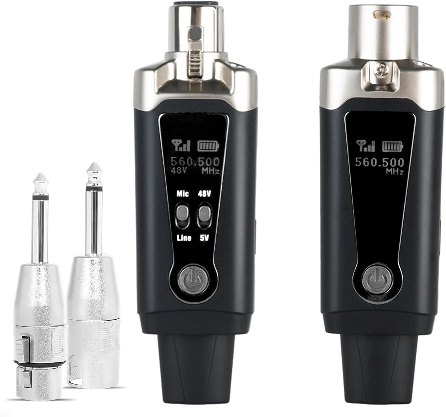 فرستنده و گیرنده بیسیم میکروفون XLR 1 به 1 UHF میکروفون بیسیم برای میکروفون دینامیک میکروفون خازنی 50 متری برای آواز/سخنرانی عمومی فرستنده و گیرنده بیسیم میکروفون XLR 1 به 1 UHF میکروفون بیسیم برای میکروفون دینامیک میکروفون خازنی 50 متری برای آواز/سخنرانی عمومی