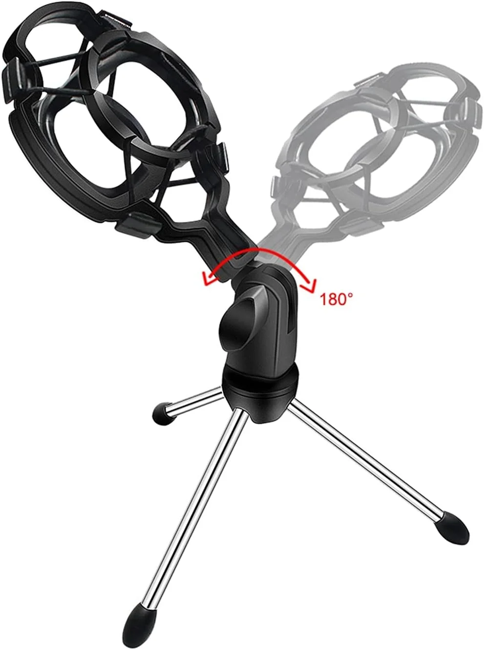 میکروفون BM 800 میکروفون خازنی ضبط صدا کیت شامل لرزه گیر + فوم محافظ + کابل برای پخش رادیویی و آواز خواندن (رنگ: 4)