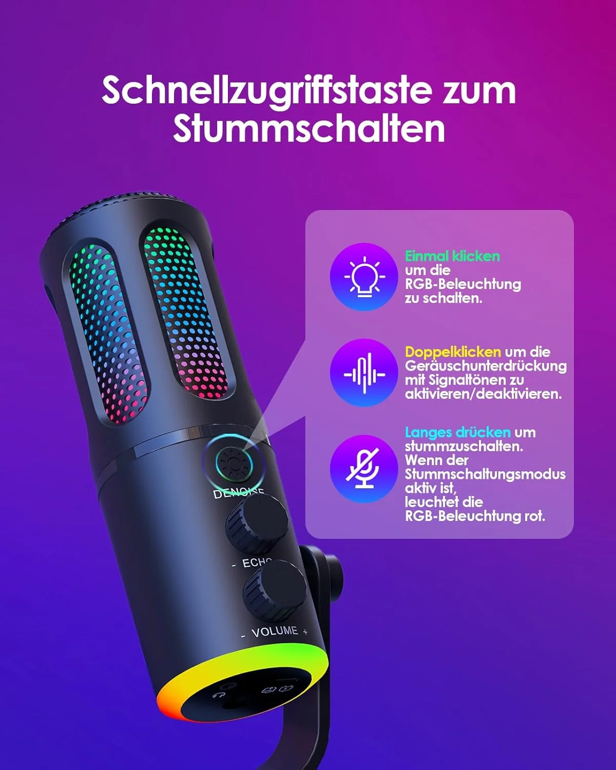 میکروفون USB LENTION، میکروفون کاندنسر گیمینگ PC برای مک، PS5، PS4، موبایل، میکروفون برای استریمینگ، پادکست، میکروفون کاردیوئید رومیزی Plug & Play با کابل USB 1.8 متری، میکروفون کارائوکه با پایه میکروفون USB LENTION، میکروفون کاندنسر گیمینگ PC برای مک، PS5، PS4، موبایل، میکروفون برای استریمینگ، پادکست، میکروفون کاردیوئید رومیزی Plug & Play با کابل USB 1.8 متری، میکروفون کارائوکه با پایه