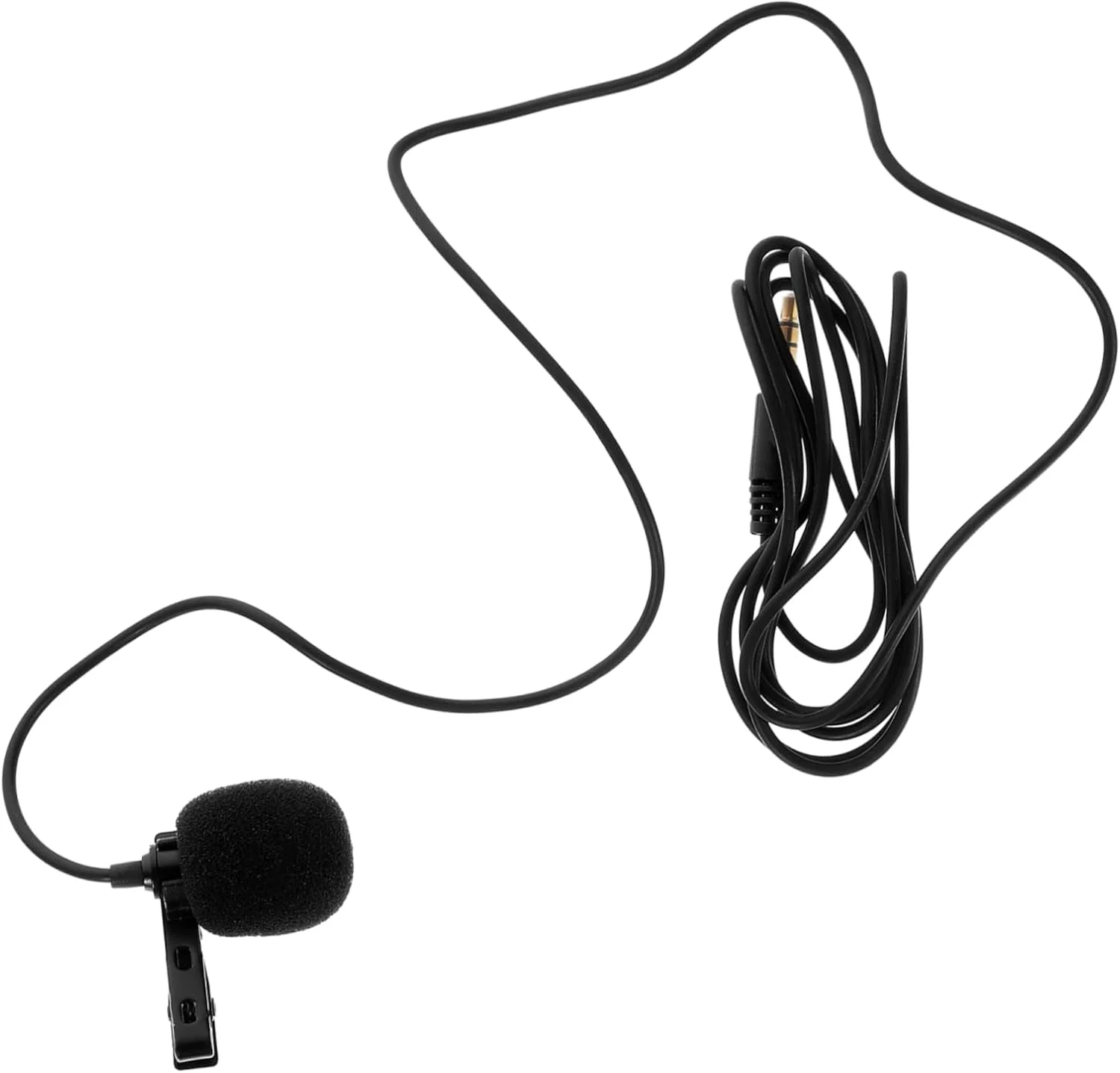 میکروفون کندانسور یقه‌ای 1.5 متری اومنی دایرکشنال لاوالیر با کابل هسته مسی برای ضبط پادکست، آموزش آنلاین و کنفرانس‌های وب