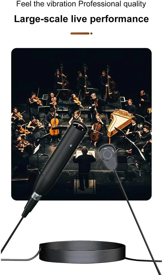 پیکاپ ساز مدل GC411، میکروفون سیم دار ویولن، میکروفون کندانسور برای سازهای موسیقی، پیکاپ همه جهته با کابل 5 متری پیکاپ ساز مدل GC411، میکروفون سیم دار ویولن، میکروفون کندانسور برای سازهای موسیقی، پیکاپ همه جهته با کابل 5 متری