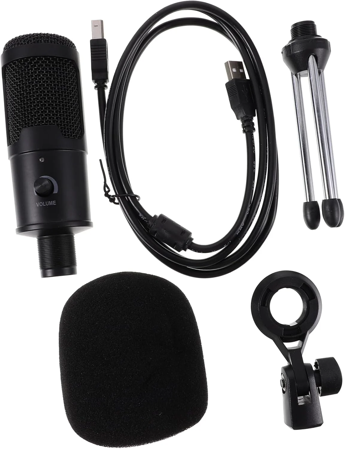 میکروفون کاندنسر ibasenice مدل USB با پایه رومیزی