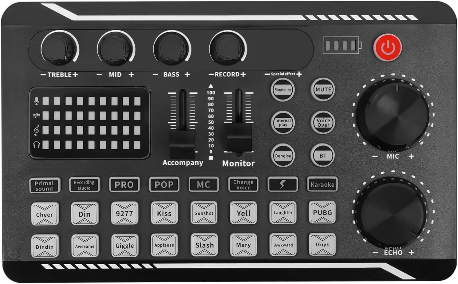 ست میکروفون پادکست، تجهیزات پادکستینگ با میکروفون خازنی و کارت صدا، میکسر صوتی برای ضبط و پخش زنده