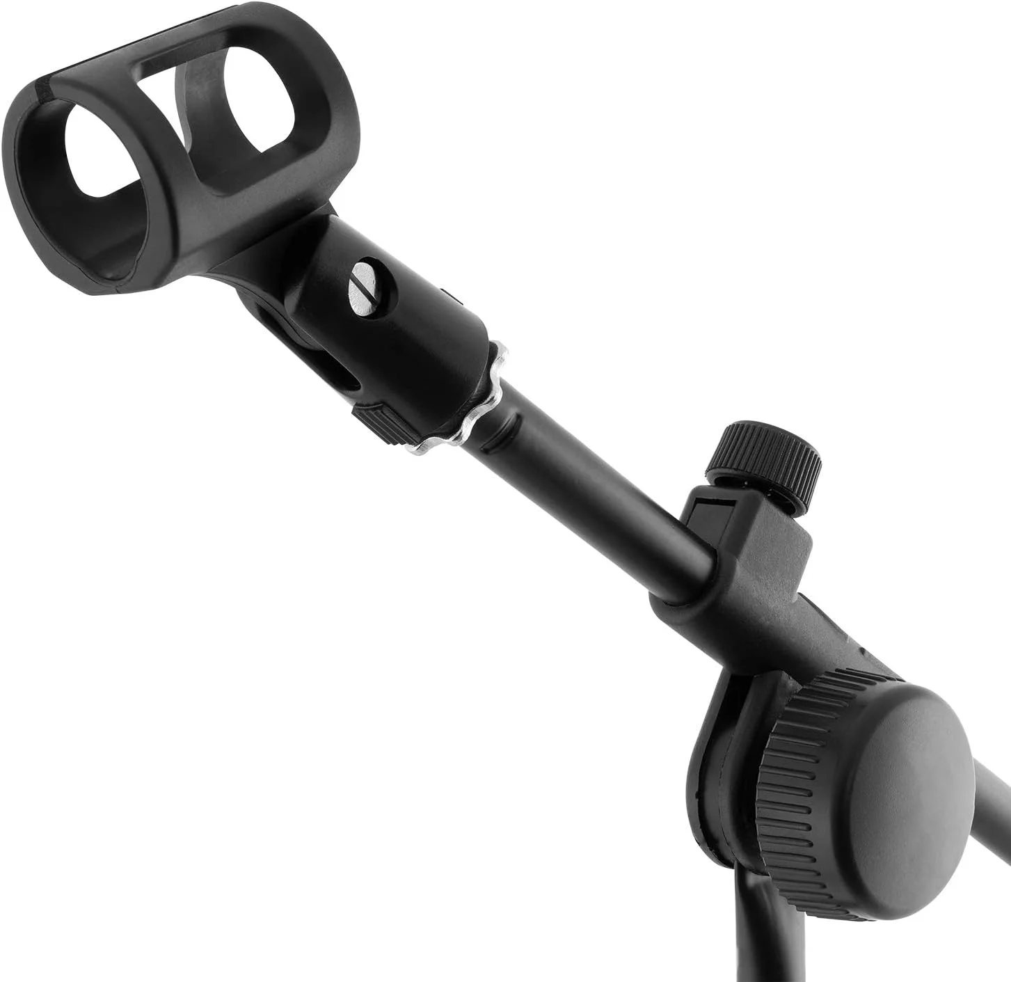 پایه میکروفون بوم و گیره میکروفون - پایه میکروفون با ارتفاع قابل تنظیم با پایه سه پایه و گیره میکروفون و کیف حمل