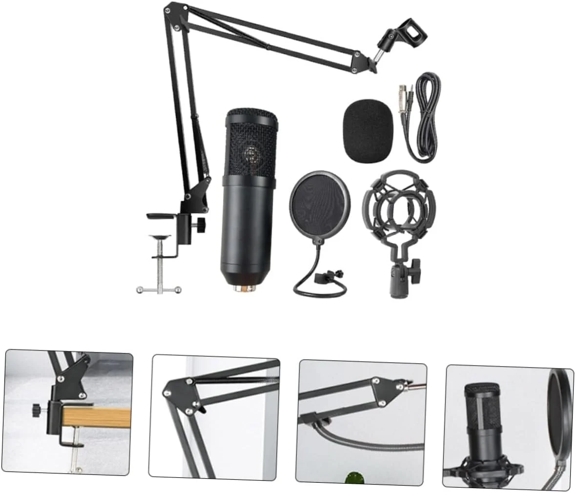 میکروفون خازنی BM800 مناسب برای ضبط پادکست و موسیقی - رنگ تصادفی میکروفون خازنی BM800 مناسب برای ضبط پادکست و موسیقی - رنگ تصادفی