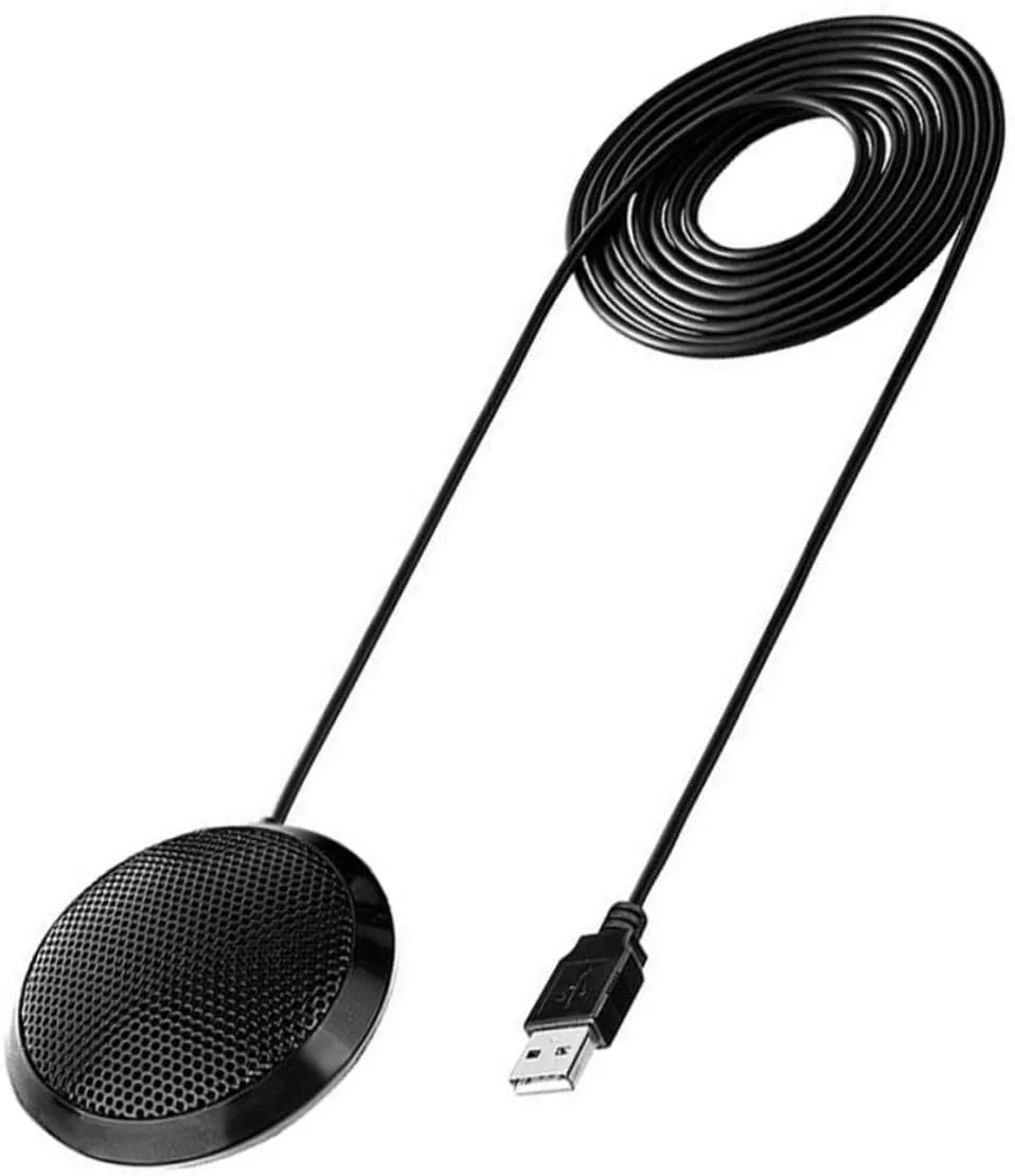 میکروفون کاندنسر USB بِسپورتبل با تراشه هوشمند داخلی، چند جهته و حذف نویز برای کنفرانس ویدئویی و تماسهای اداری، پلاگ اند پلی، جمع و جور، مناسب برای کامپیوتر و لپتاپ میکروفون کاندنسر USB بِسپورتبل با تراشه هوشمند داخلی، چند جهته و حذف نویز برای کنفرانس ویدئویی و تماسهای اداری، پلاگ اند پلی، جمع و جور، مناسب برای کامپیوتر و لپتاپ