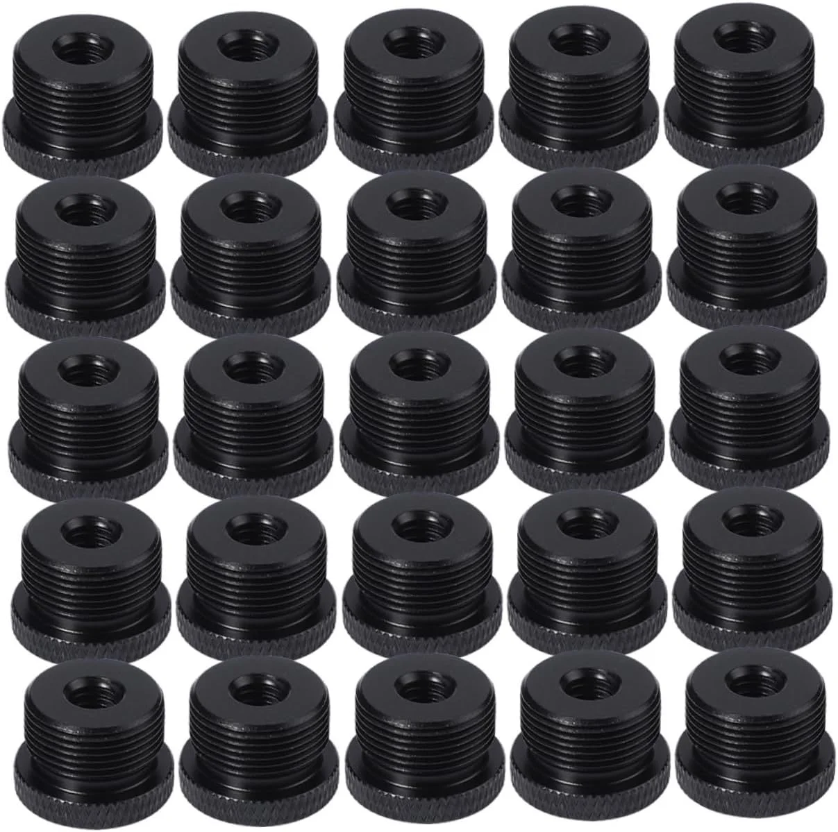 VALICLUD 30 عدد آداپتور رزوه پایه میکروفون، رزوه داخلی رزوه خارجی، آداپتور بازوی میکروفون آلومینیومی بادوام، ضد لغزش، سازگار با اکثر پایه های میکروفون VALICLUD 30 عدد آداپتور رزوه پایه میکروفون، رزوه داخلی رزوه خارجی، آداپتور بازوی میکروفون آلومینیومی بادوام، ضد لغزش، سازگار با اکثر پایه های میکروفون