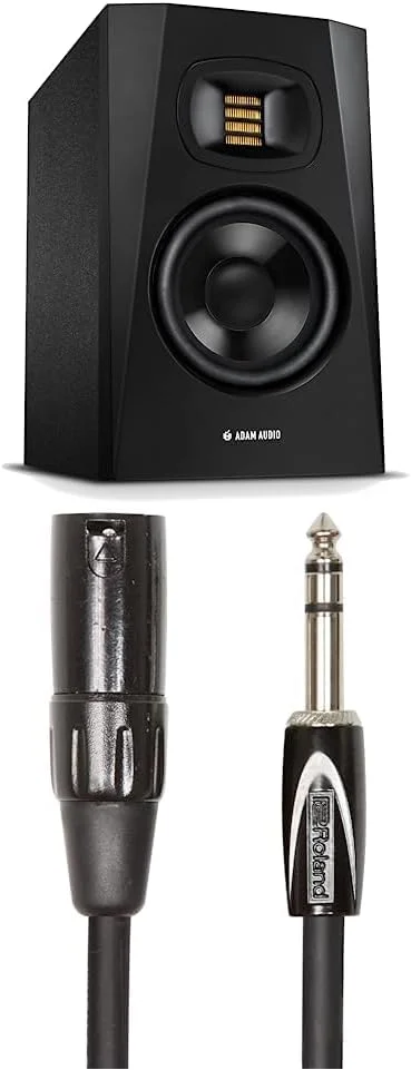 جفت مانیتور استودیویی ADAM AUDIO T5V به همراه دو کابل XLR به TRS جفت مانیتور استودیویی ADAM AUDIO T5V به همراه دو کابل XLR به TRS