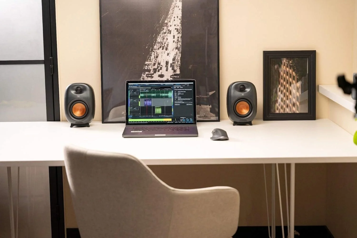 بلندگوهای قفسه کتابی اکتیو Audizio RS80 - 160 وات، ووفر 4 اینچی و تیوتر 1 اینچی، بلوتوث 5.0، بلندگوهای مانیتور استودیو، 40 هرتز - 20 کیلوهرتز، بلندگوی کامپیوتر، بلندگوهای دی جی برای دسکتاپ، بلندگوهای اکتیو، بلندگوهای استریو