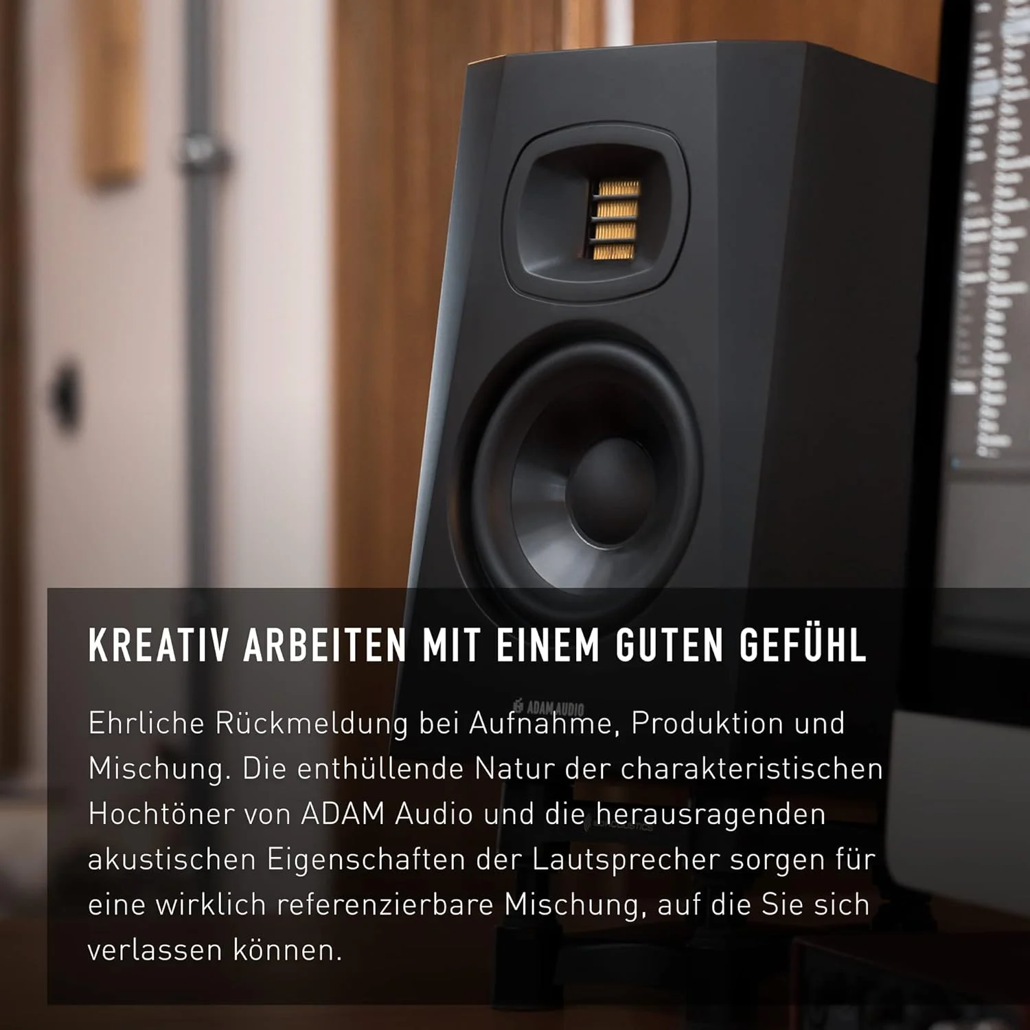 جفت مانیتور استودیویی ADAM AUDIO T5V به همراه دو کابل XLR به TRS