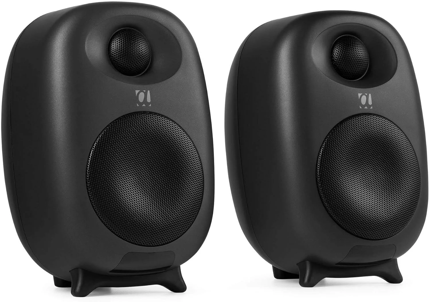 بلندگوهای قفسه ای فعال Audizio RS60 - 120 وات، ووفر 3 اینچی و توییتر 1 اینچی، بلوتوث 5.0، بلندگوهای مانیتور استودیو، 40 هرتز - 20 کیلوهرتز، بلندگوی کامپیوتر، بلندگوهای دی جی برای دسکتاپ، بلندگوهای فعال، بلندگوی استریو