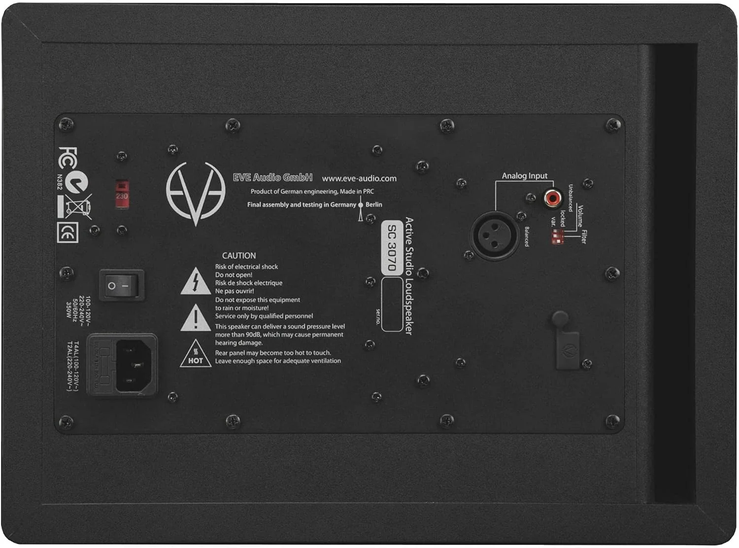 مانیتور استودیویی اکتیو EVE AUDIO SC3070 (راست)