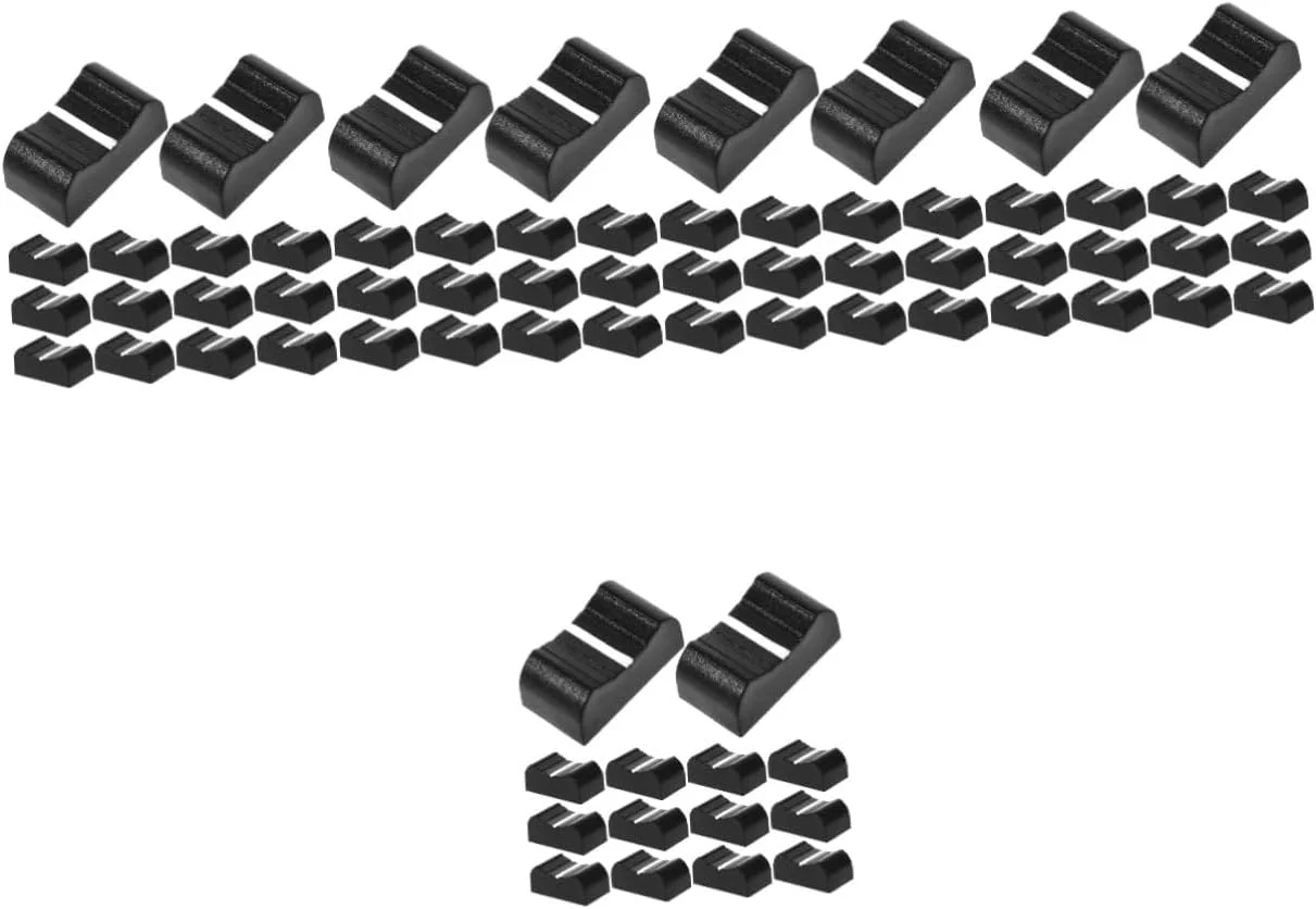 آباودام 100 عدد کلاهک لغزنده میکسر، کلاهک های فشاری پلاستیکی بادوام برای کنترل صدا سازگار با میکسر و دستگاه های صوتی برای پتانسیومترهای لغزنده مستقیم قابل اعتماد و آباودام 100 عدد کلاهک لغزنده میکسر، کلاهک های فشاری پلاستیکی بادوام برای کنترل صدا سازگار با میکسر و دستگاه های صوتی برای پتانسیومترهای لغزنده مستقیم قابل اعتماد و