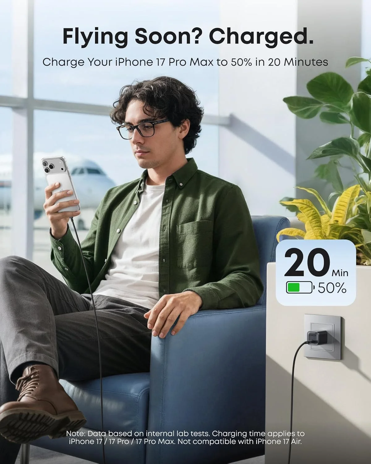 شارژر نانو 45 واتی انکر Type C با قابلیت شارژ سریع، دوشاخه USB C جمع و جور و تاشو برای سری Samsung Galaxy S25 Ultra/S24، سری iPhone 16، MacBook، Pixel 9، iPad (شامل کابل 6 فوتی) شارژر نانو 45 واتی انکر Type C با قابلیت شارژ سریع، دوشاخه USB C جمع و جور و تاشو برای سری Samsung Galaxy S25 Ultra/S24، سری iPhone 16، MacBook، Pixel 9، iPad (شامل کابل 6 فوتی)